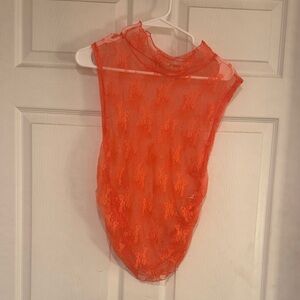 Free People Sheer Sleeveless Top